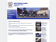 Tablet Screenshot of holyroodcars.co.uk